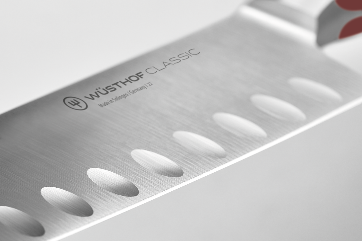 Santoku alveolado Wüsthof Classic Colour 17 cm