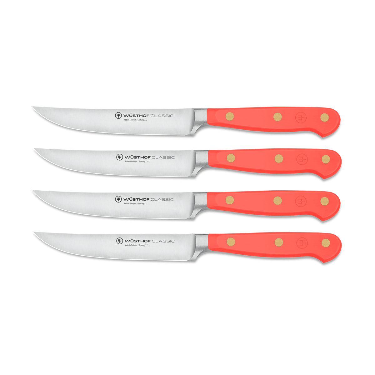 Set de 4 cuchillos chuleteros Wüsthof Classic Colour