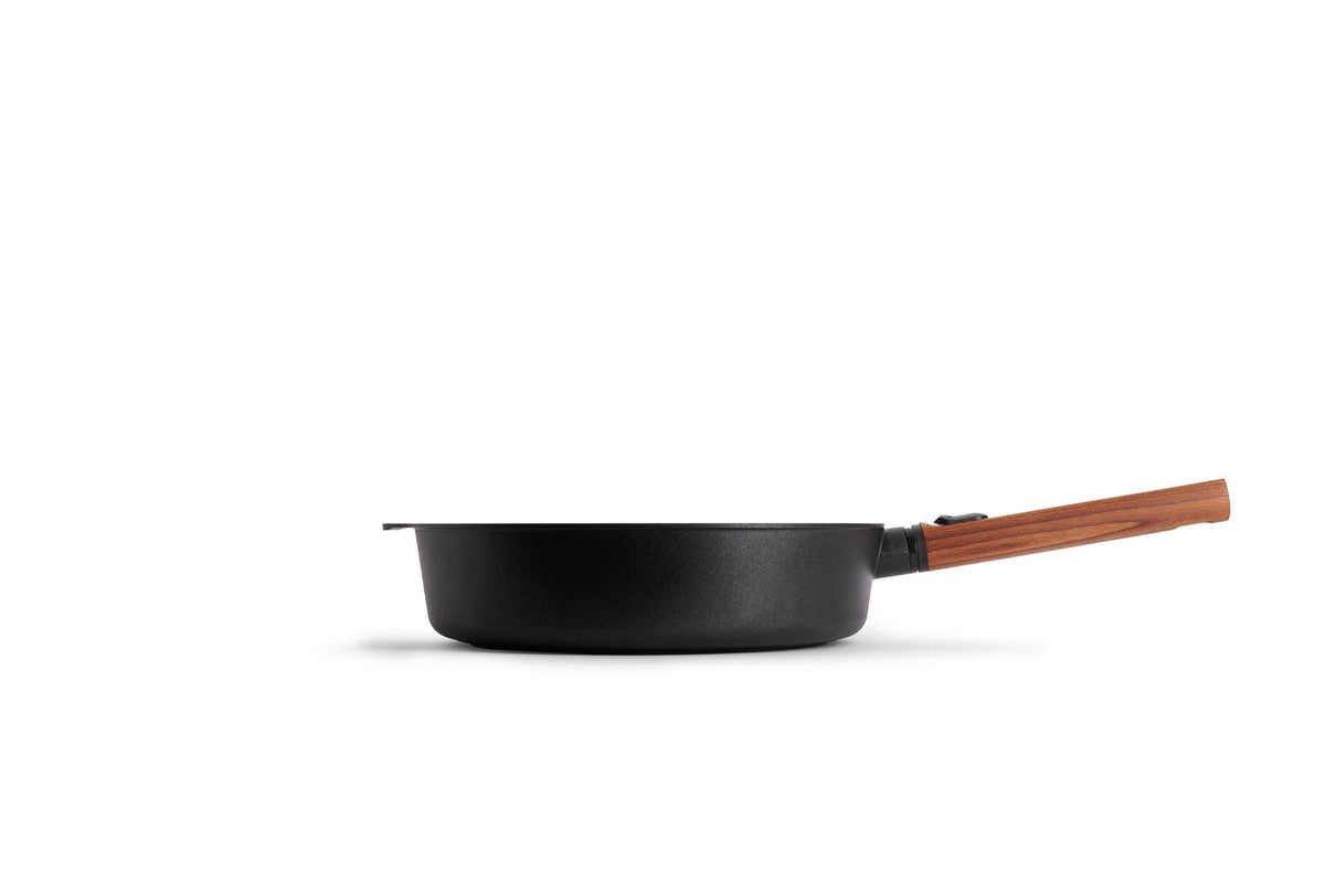 Sartén honda Woll Eco Logic QXR Wood 28 cm