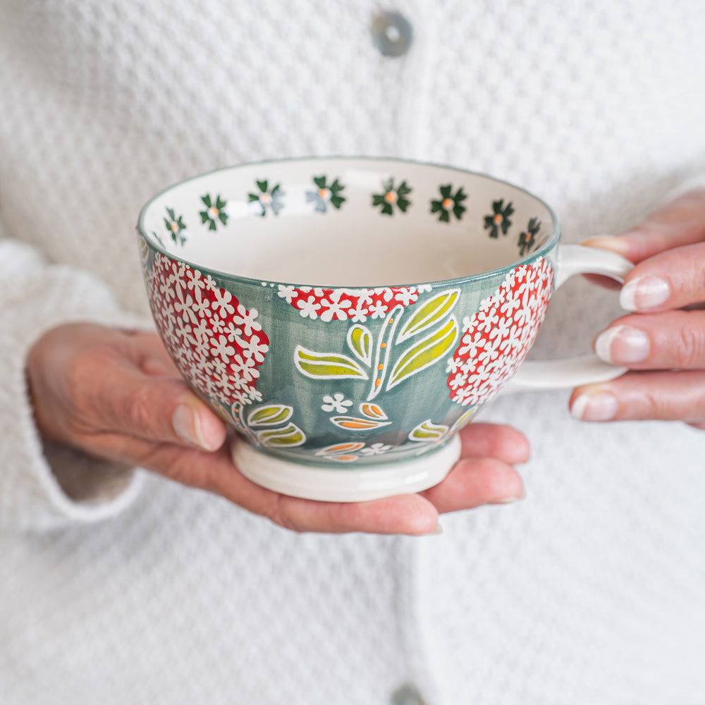 Vajilla Hortensia - Taza de Desayuno