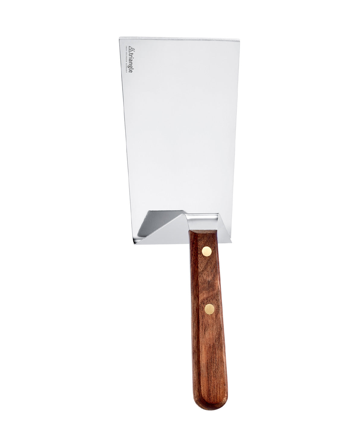 Paleta ancha para plancha Triangle de nogal 15 cm