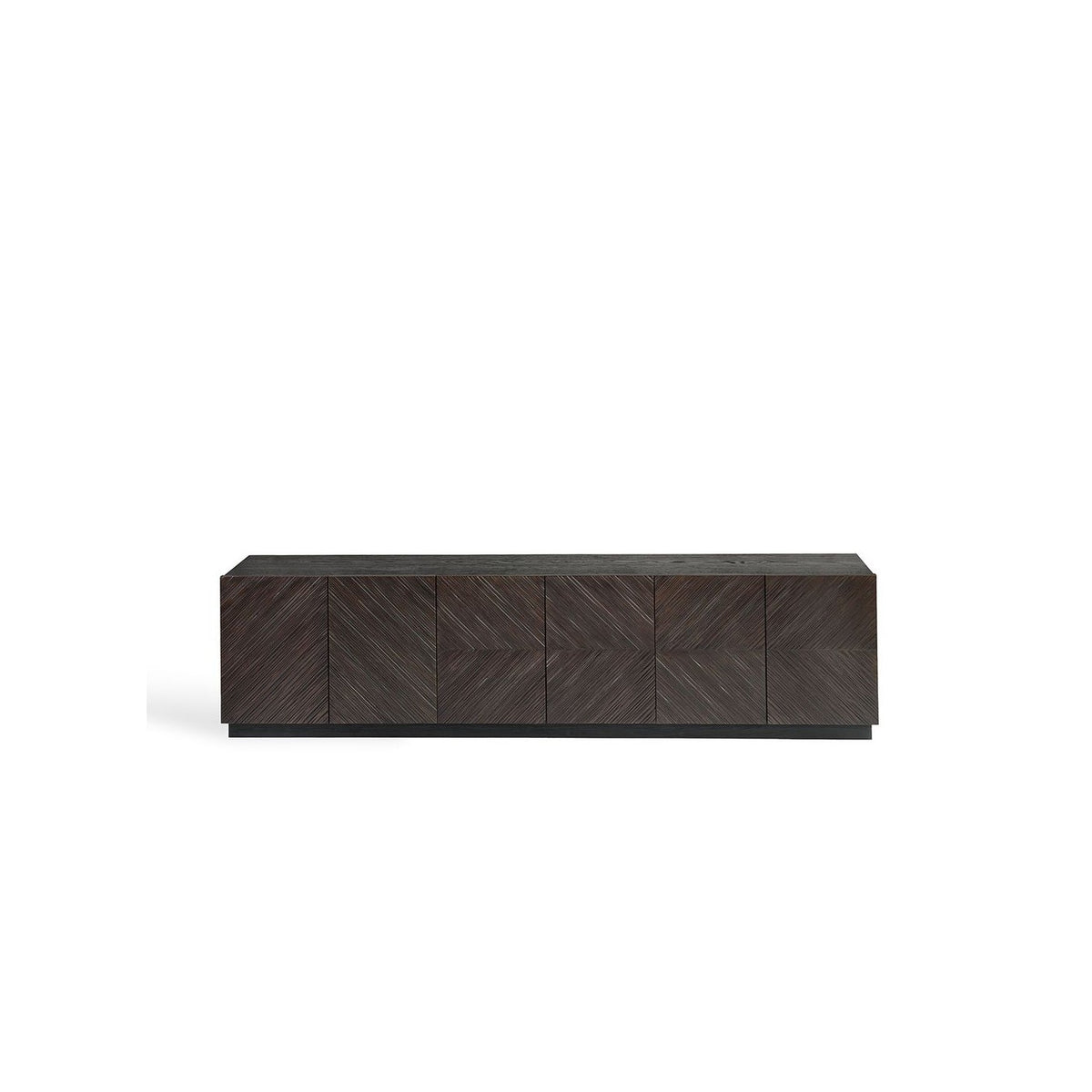 Aparador black brown con relieve diagonal Sousse
