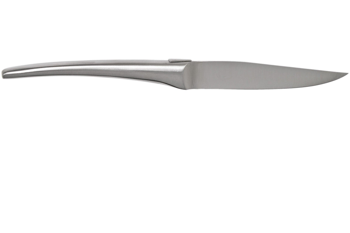 Cofre de 6 cuchillos de mesa Laguiole en Aubrac monobloc inox