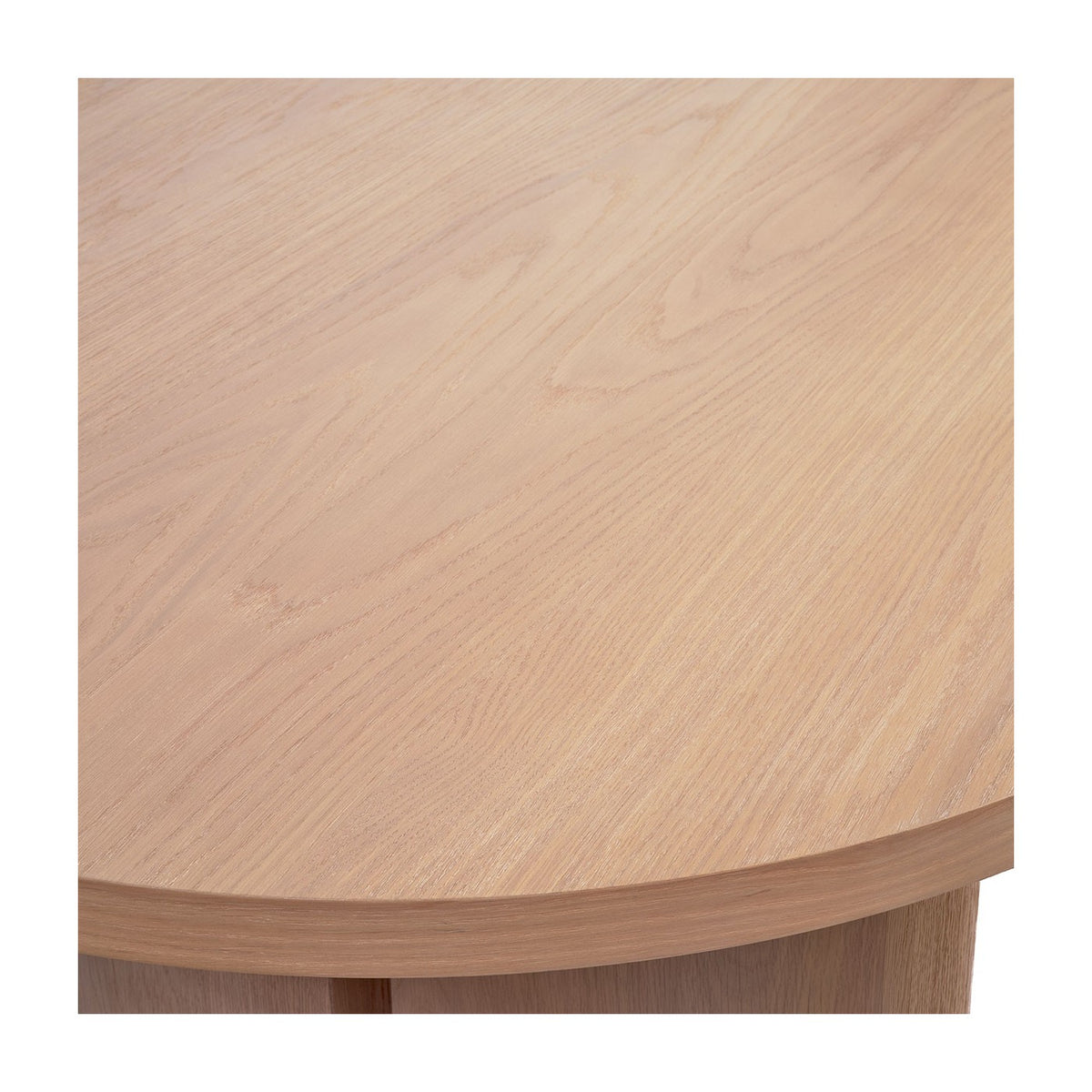 Mesa de comedor ovalada de roble claro 220 Dingli