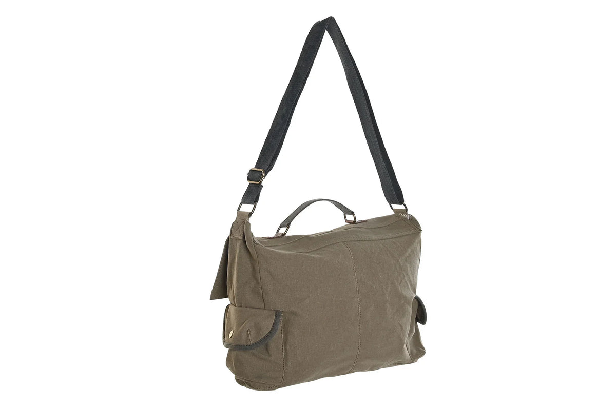 Bandolera de canvas y cuero Bici