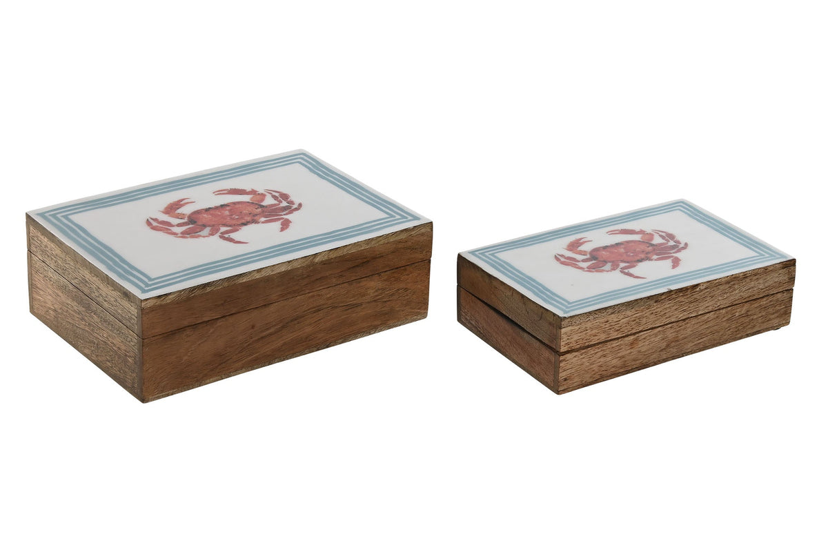 Set de 2 cajas de mango Crab