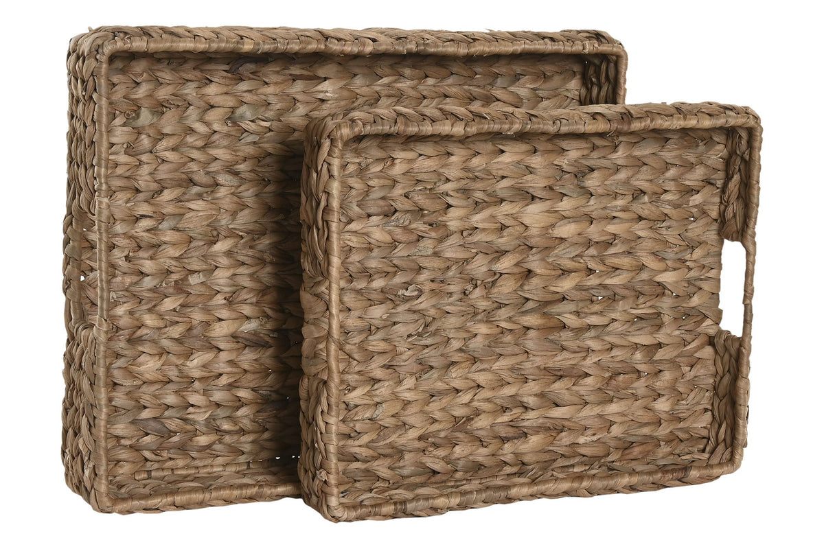 Set de 2 bandejas de jacinto de agua Kerala
