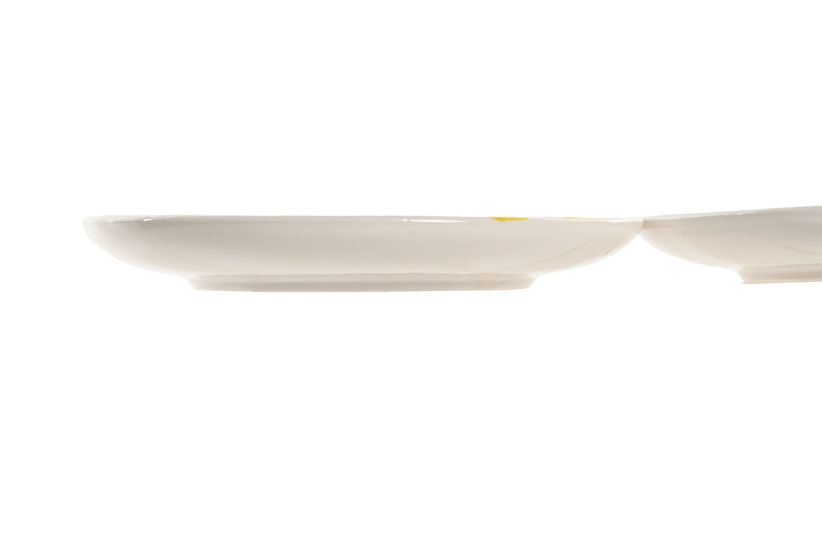 Set de 4 platos de gres Limoncello