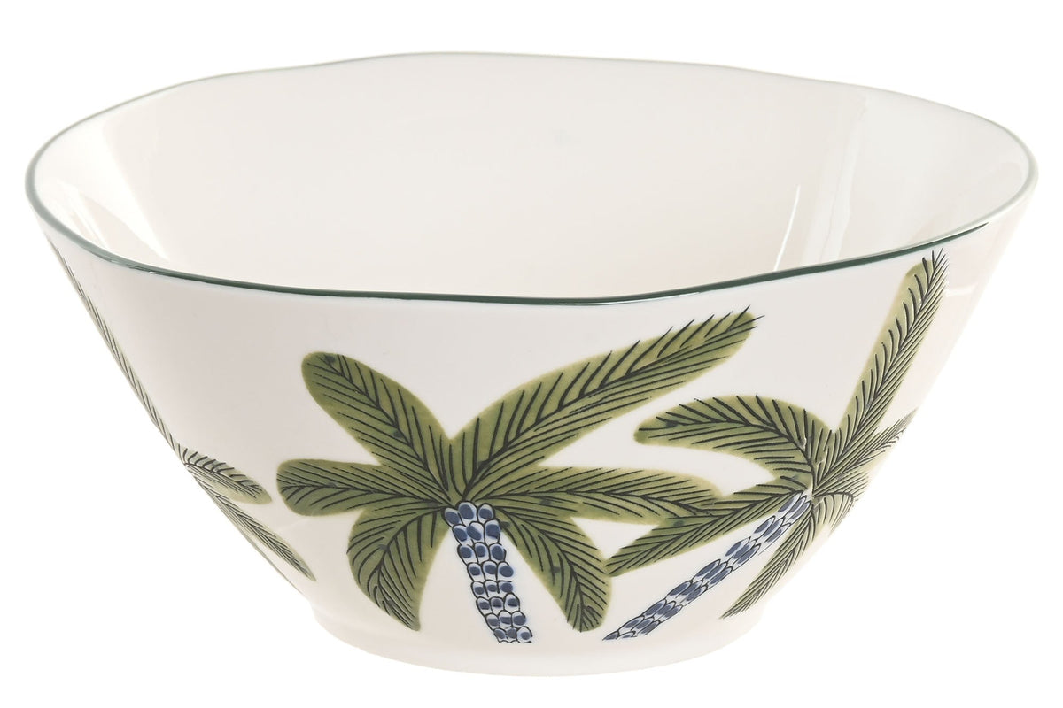 Ensaladera de porcelana Palmeral