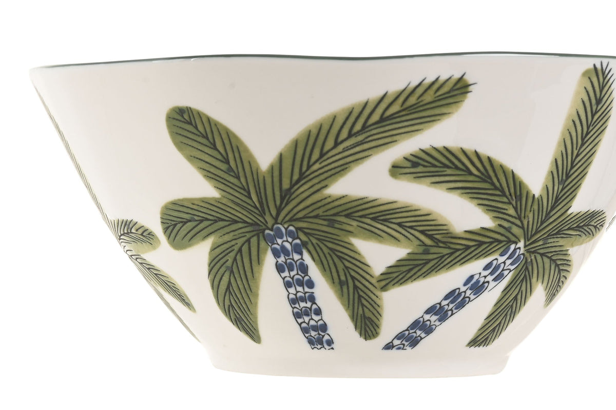 Ensaladera de porcelana Palmeral
