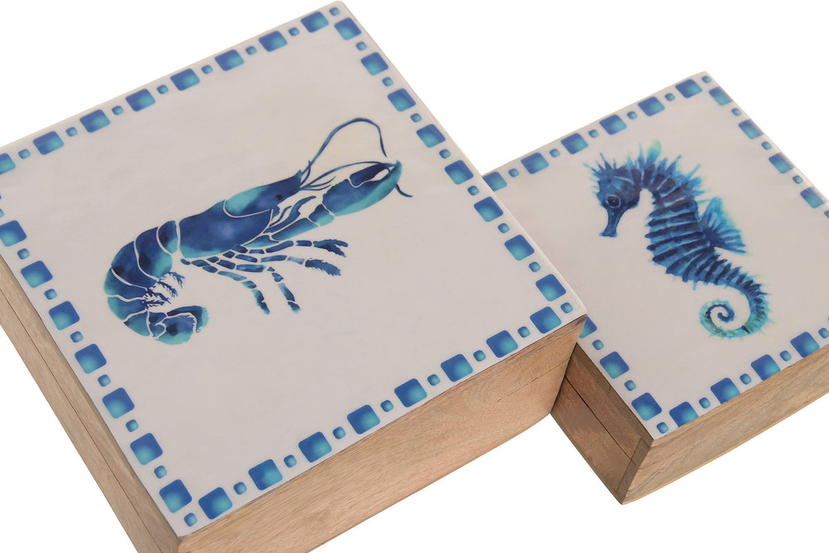 Set de 2 cajas de mango Langosta