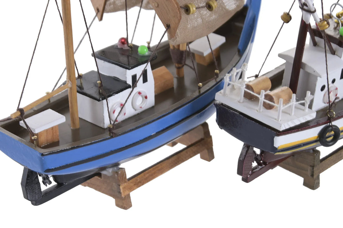 Barco pesquero decorativo de madera Bonito