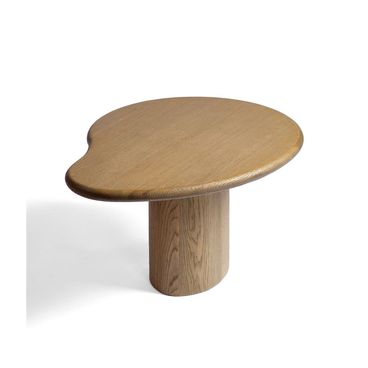 Mesa auxiliar irregular de madera natural 90 Séguret