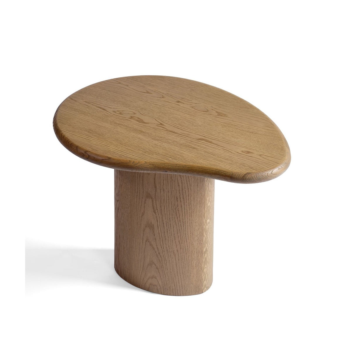 Mesa auxiliar irregular de madera natural 72,5 Crillon