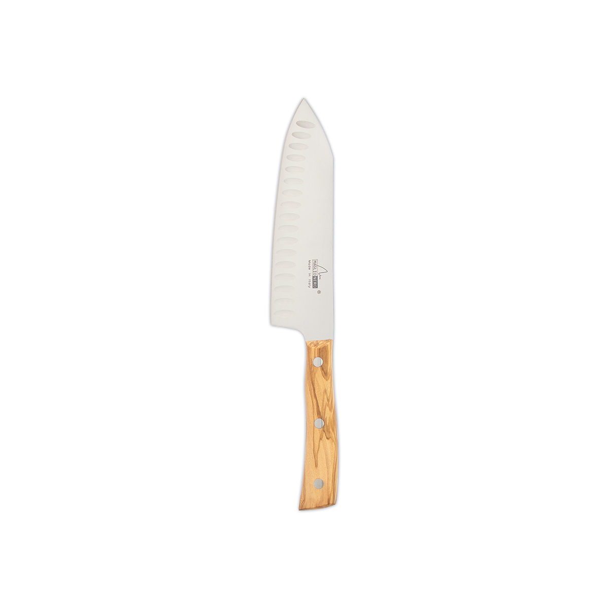 Santoku alveolado Maglionero Iside Olivo 17 cm