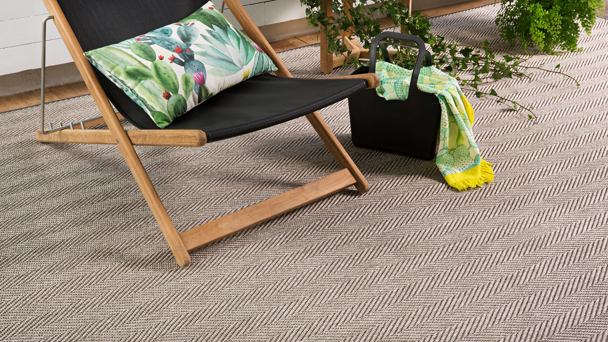 Alfombra rectangular de interior y exterior Alfresko