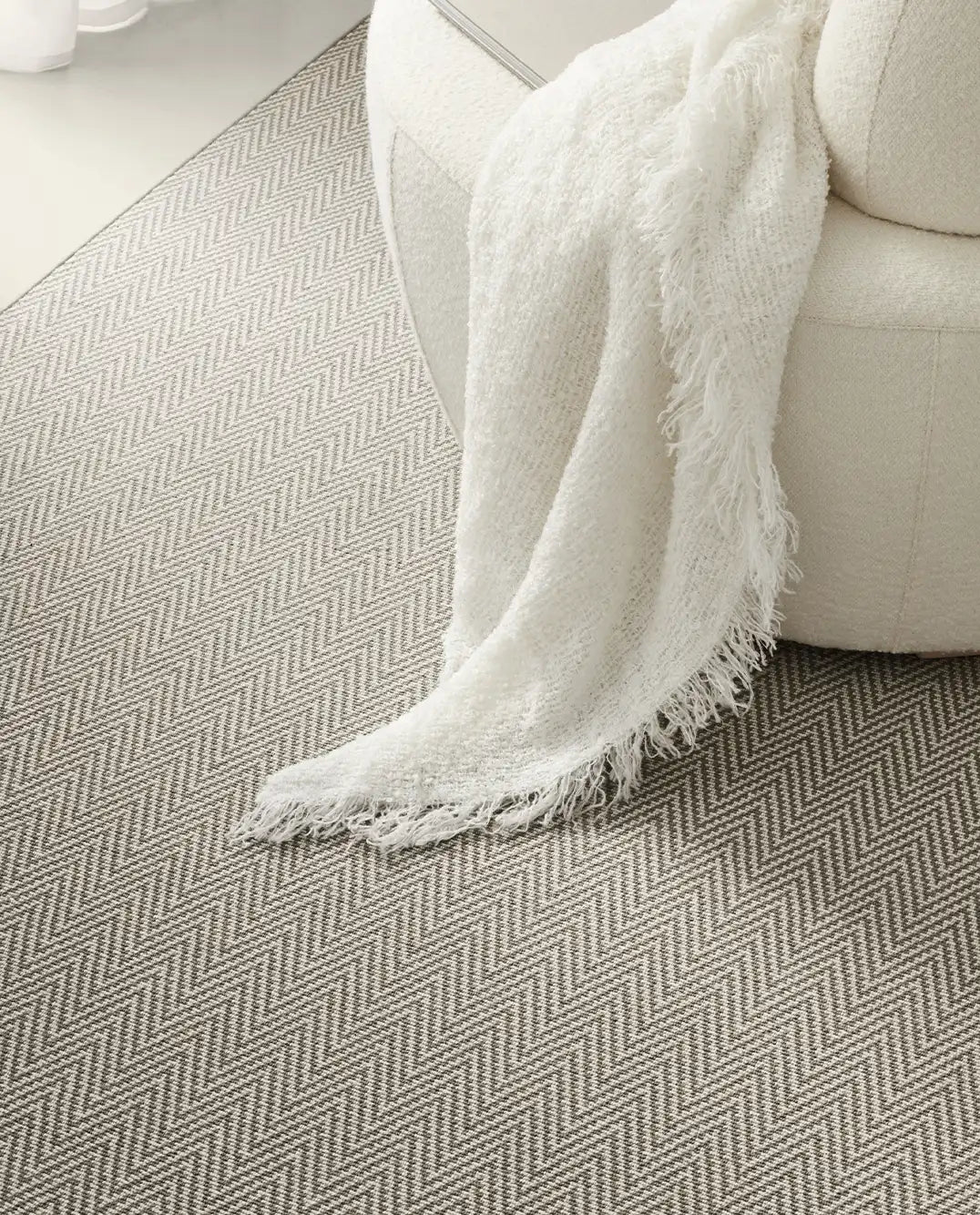 Alfombra Diana Herringbone Circular - #pino_y_jacaranda#