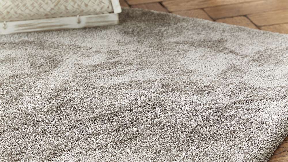Alfombra redonda de poliamida Efekto Seda