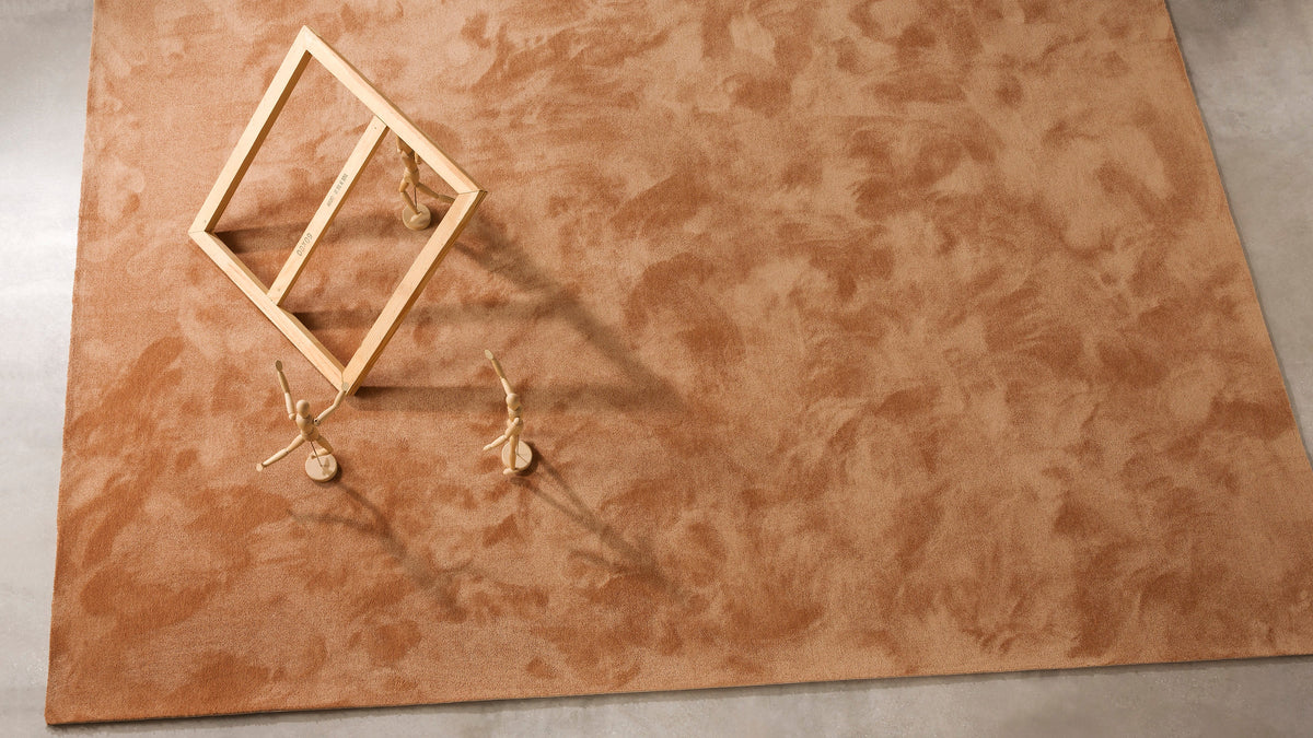 Alfombra rectangular de poliéster Ekilibrio
