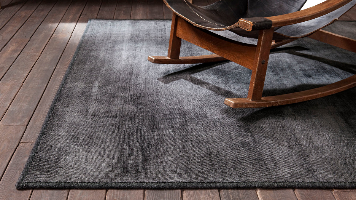 Alfombra rectangular de viscosa Epok