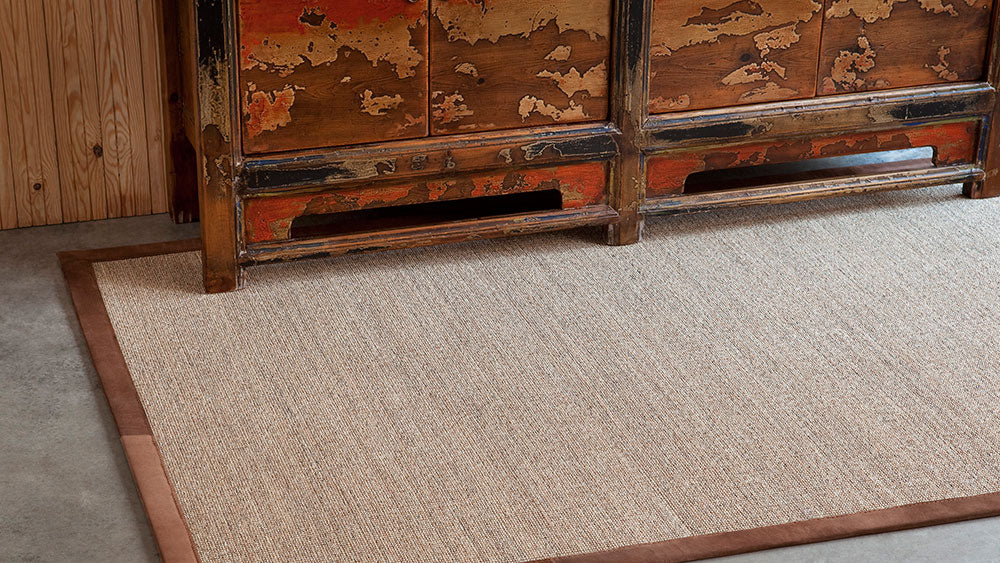 Alfombra rectangular de sisal Kappa