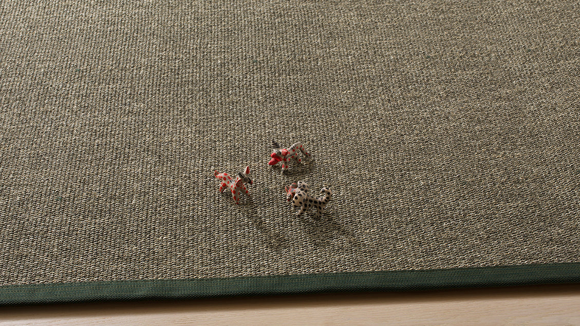 Alfombra rectangular de sisal Ki