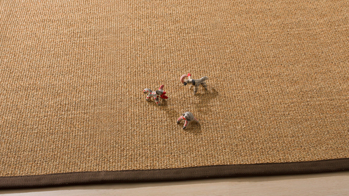 Alfombra rectangular de sisal Ki