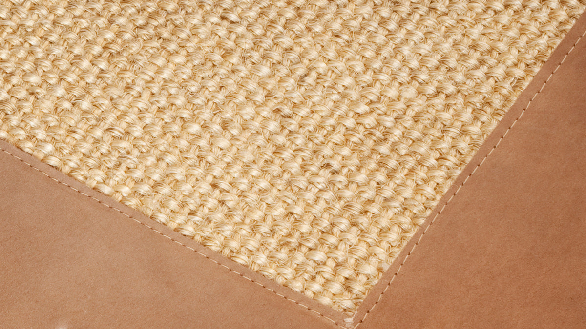 Alfombra rectangular de sisal Kitsune