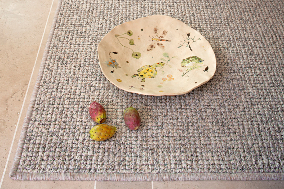 Alfombra rectangular de bucle Pompas