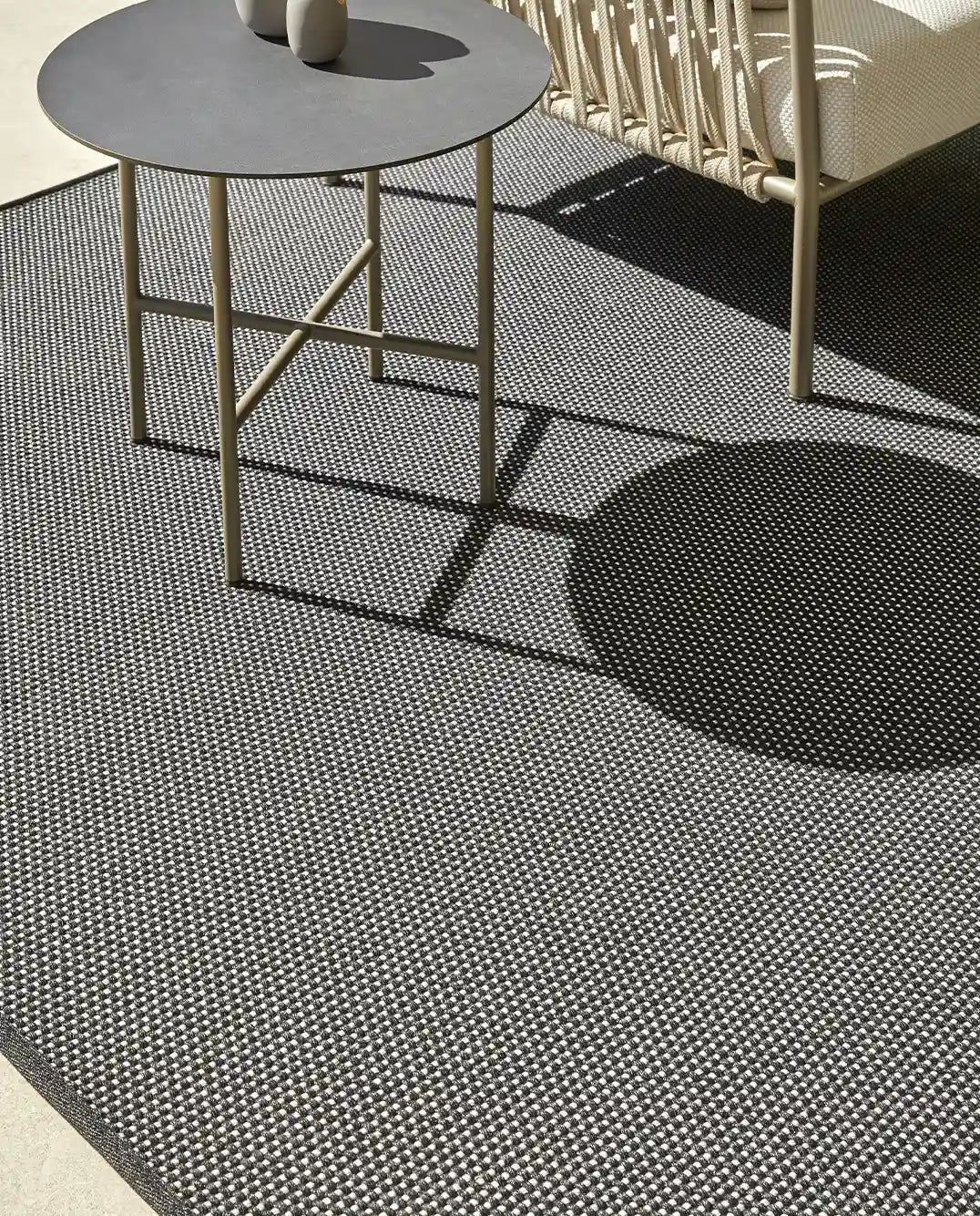 Alfombra redonda de interior y exterior Terra Serengueti