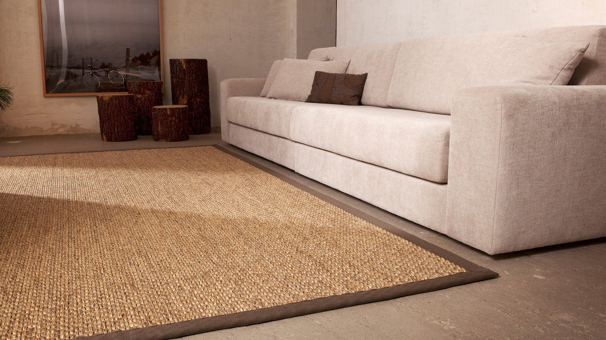 Alfombra rectangular de sisal Tanuki