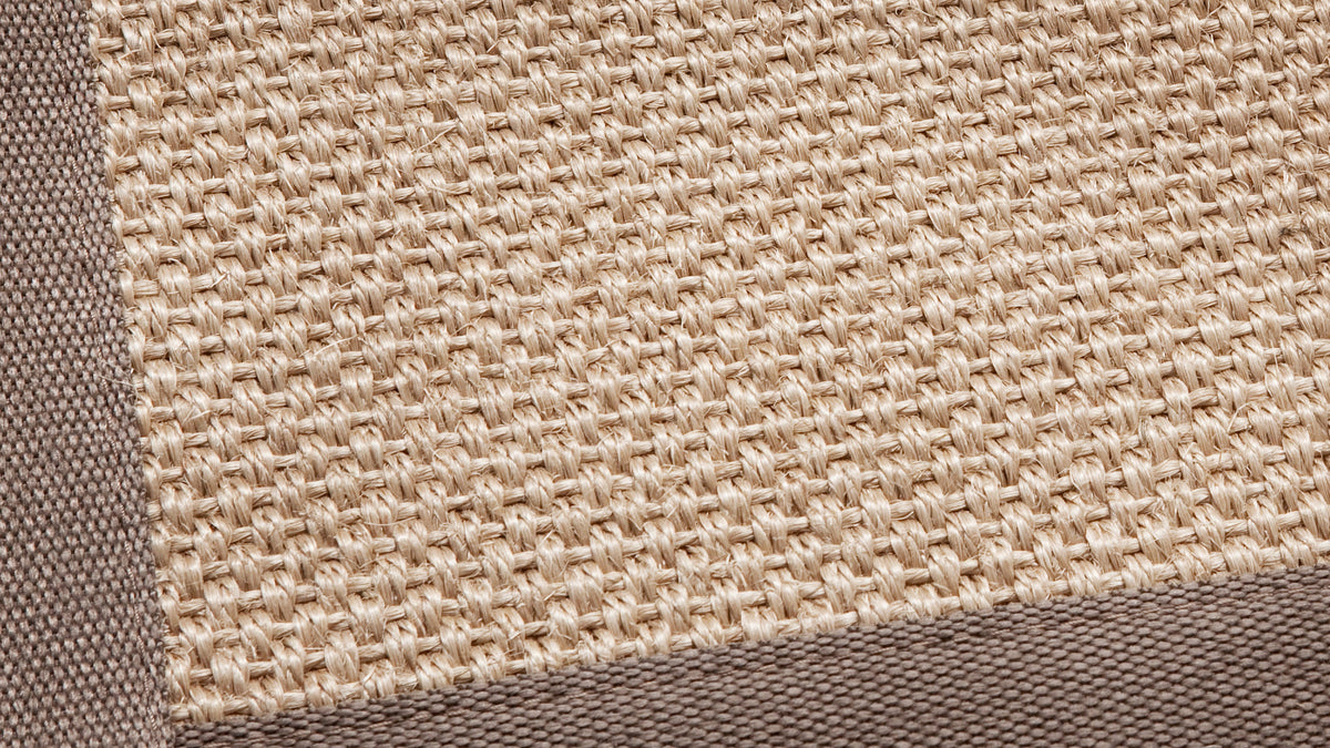 Alfombra rectangular de sisal Tengu