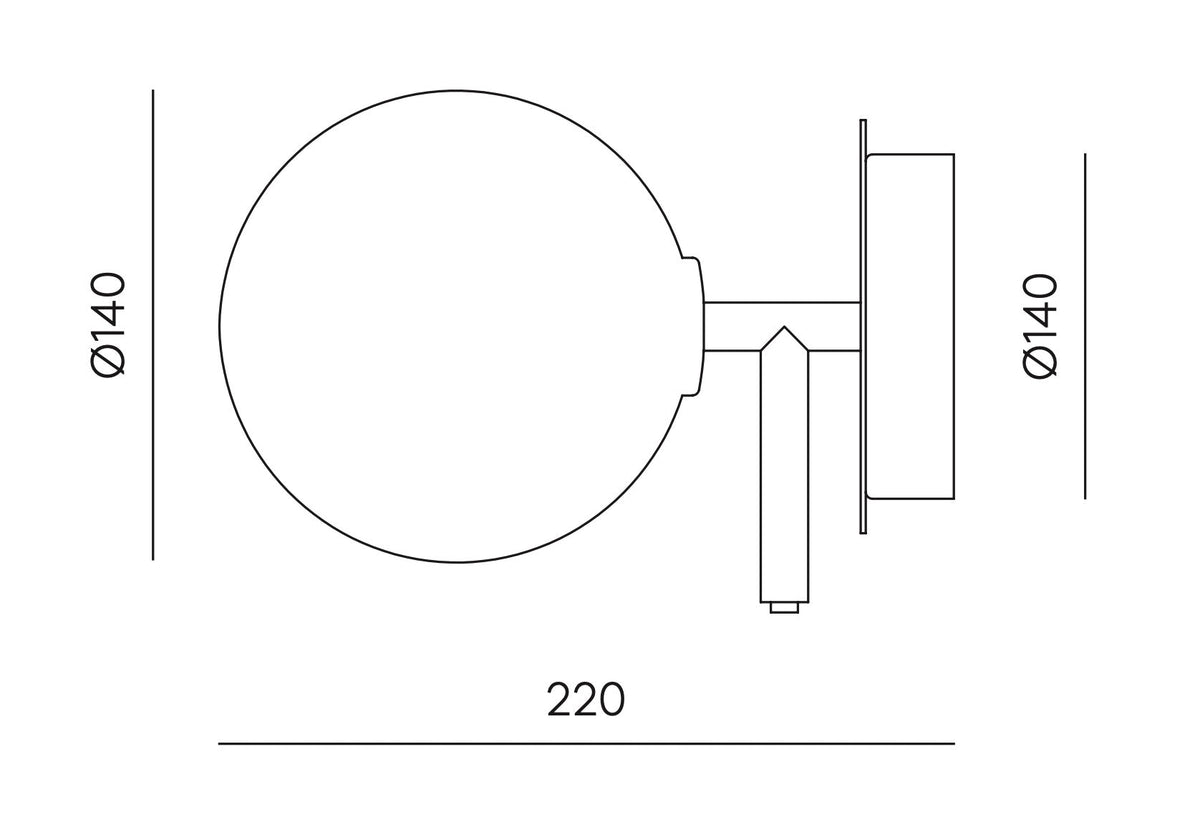 Aplique de Pared Atom - #pino_y_jacaranda#