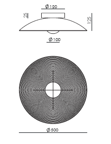 Aplique de Pared Dana - A1098