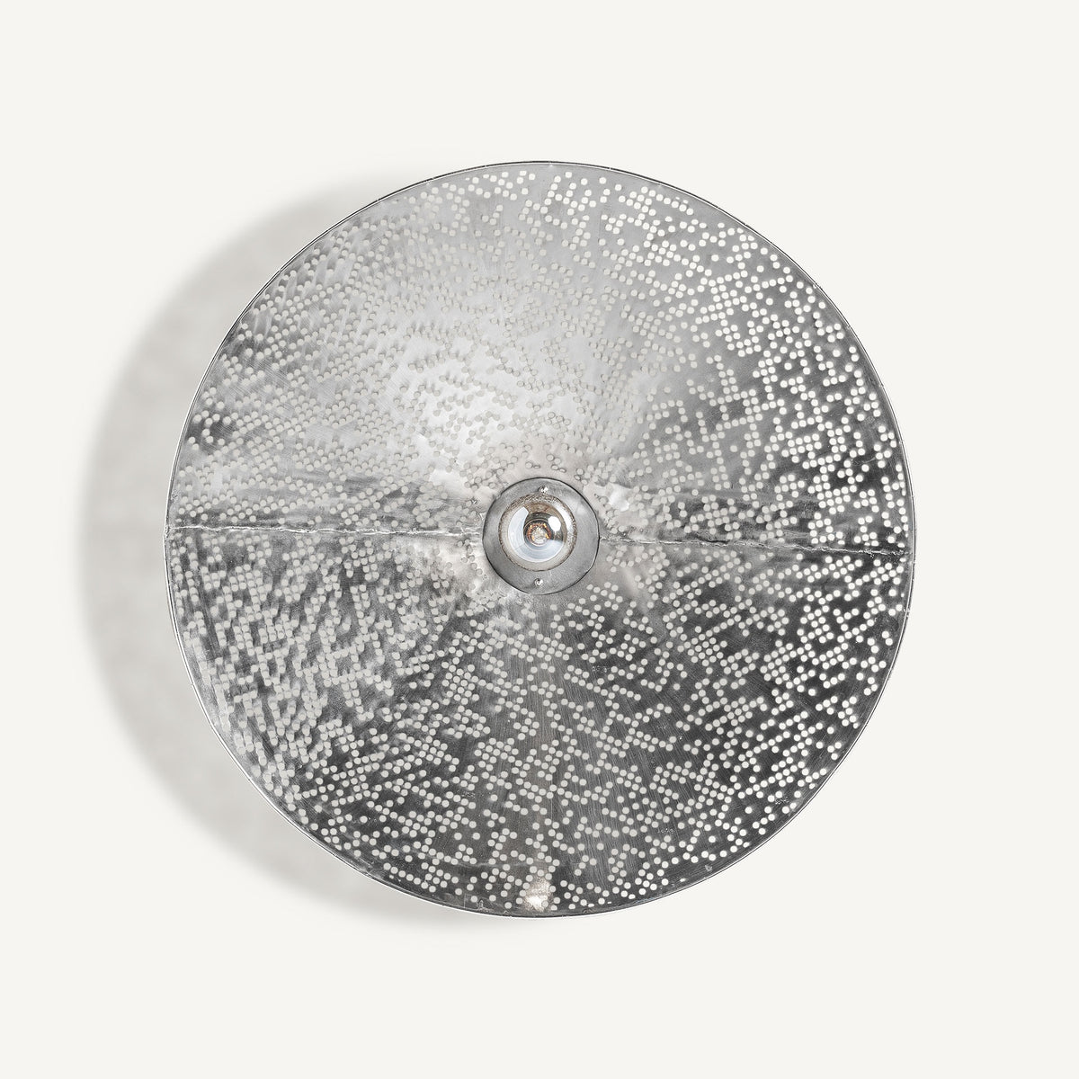 Aplique de pared de acero plata Ulea