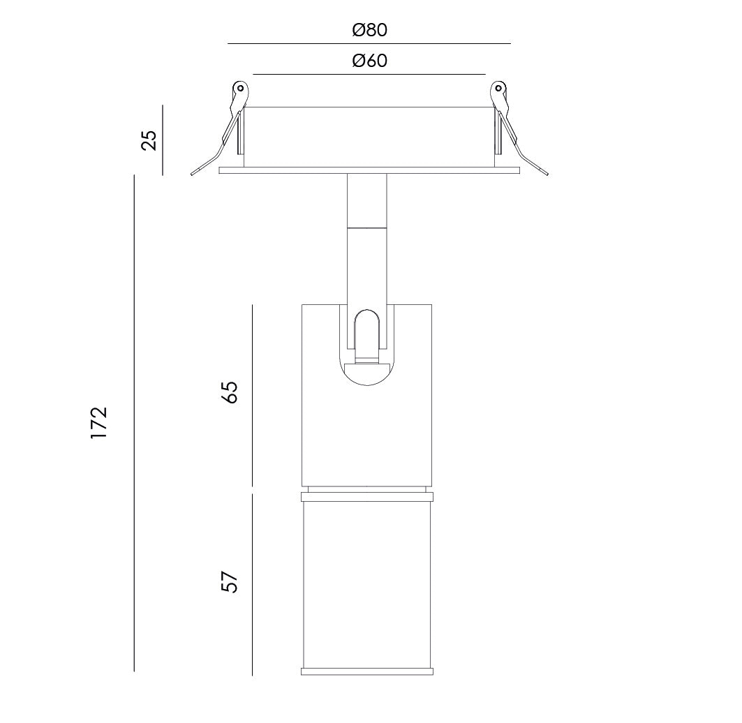 Foco Empotrable Hara - T0317