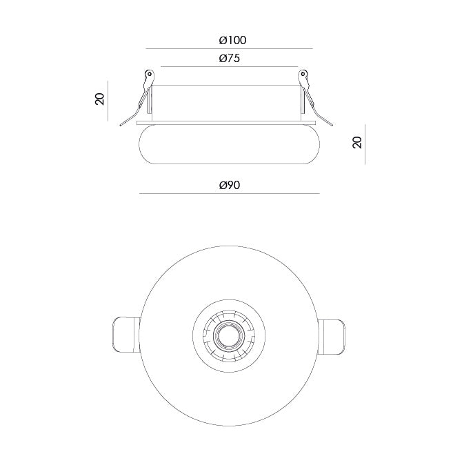 Foco Empotrable Mart - T0301