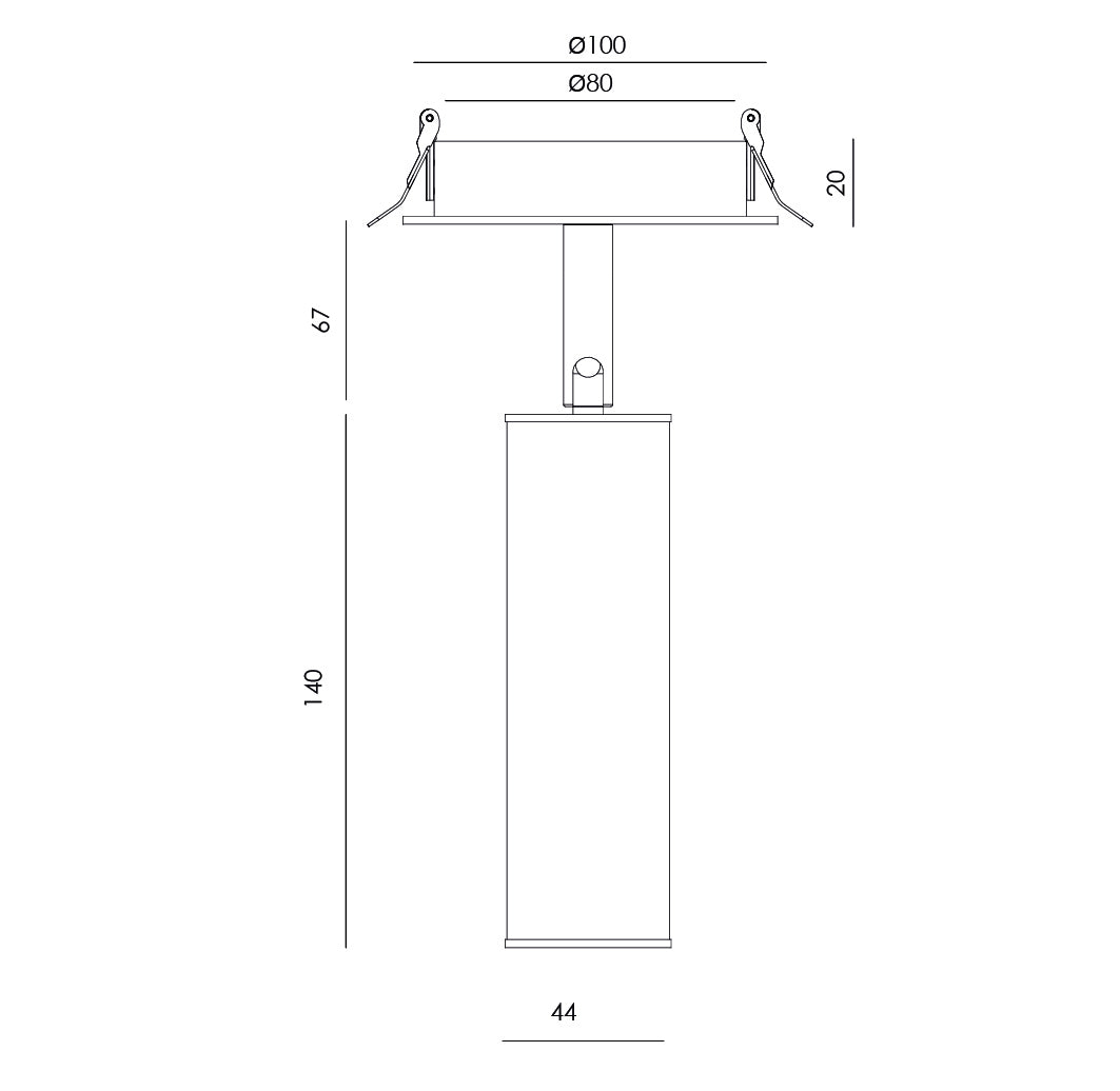 Foco Empotrable Tura - T0316