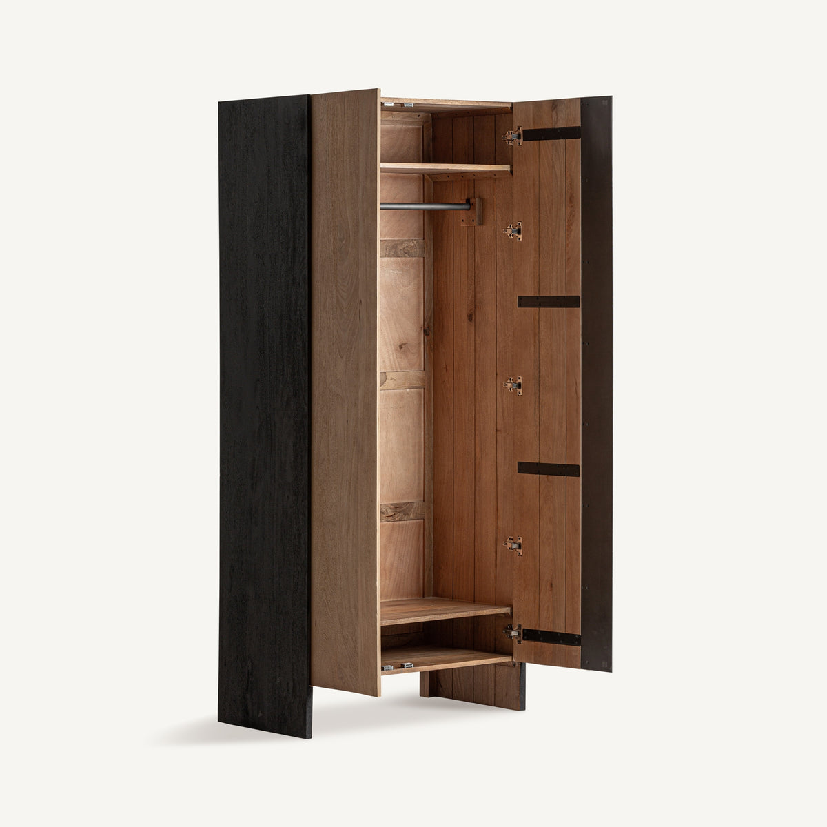 Armario de madera de mango y hierro Alaior
