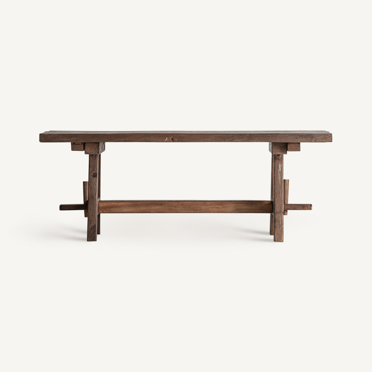 Banco de madera de mango reciclada Artà 120 cm