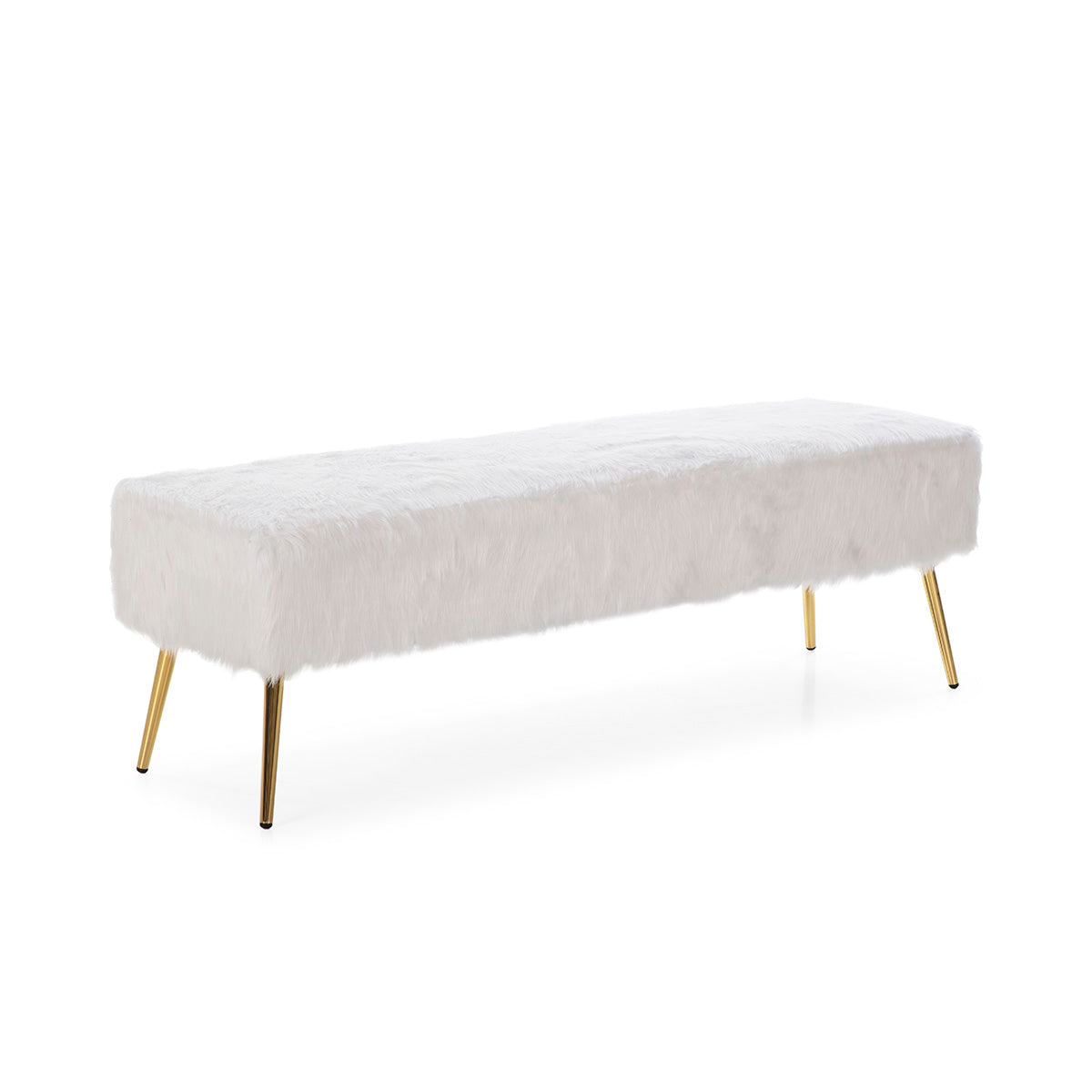 Banco de metal y tela Sorgues