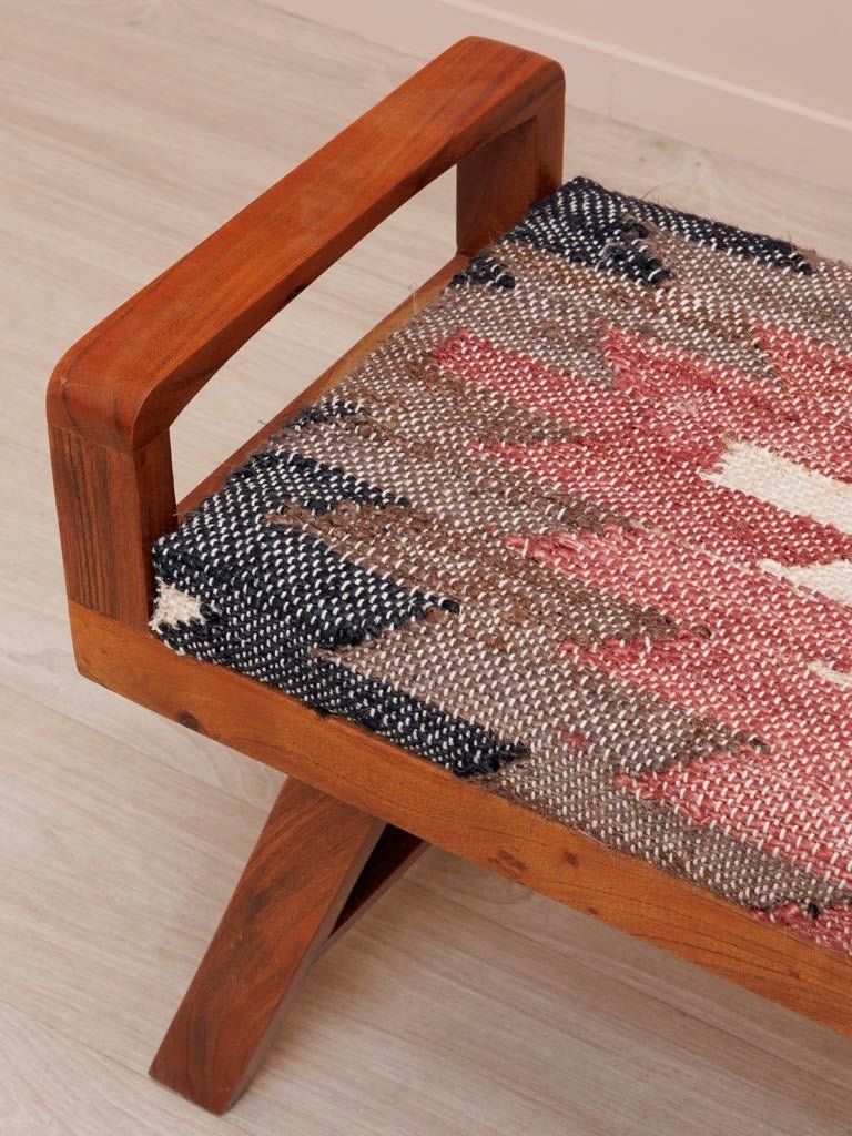 Banco Kilim - #pino_y_jacaranda#