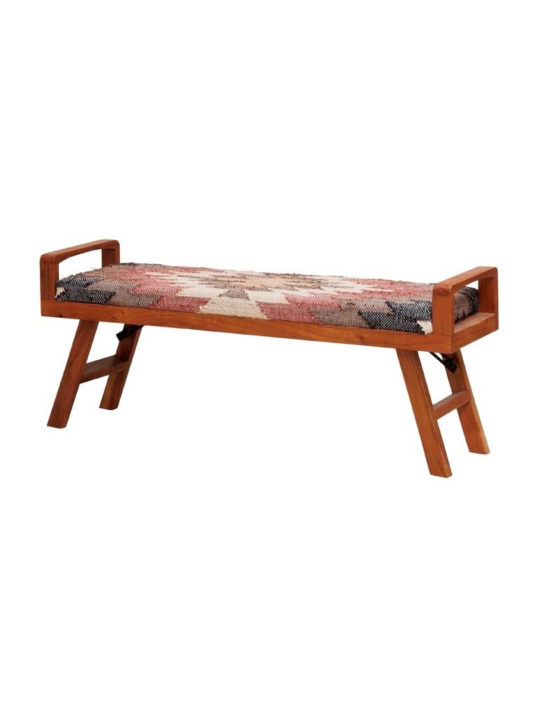 Banco Kilim - #pino_y_jacaranda#