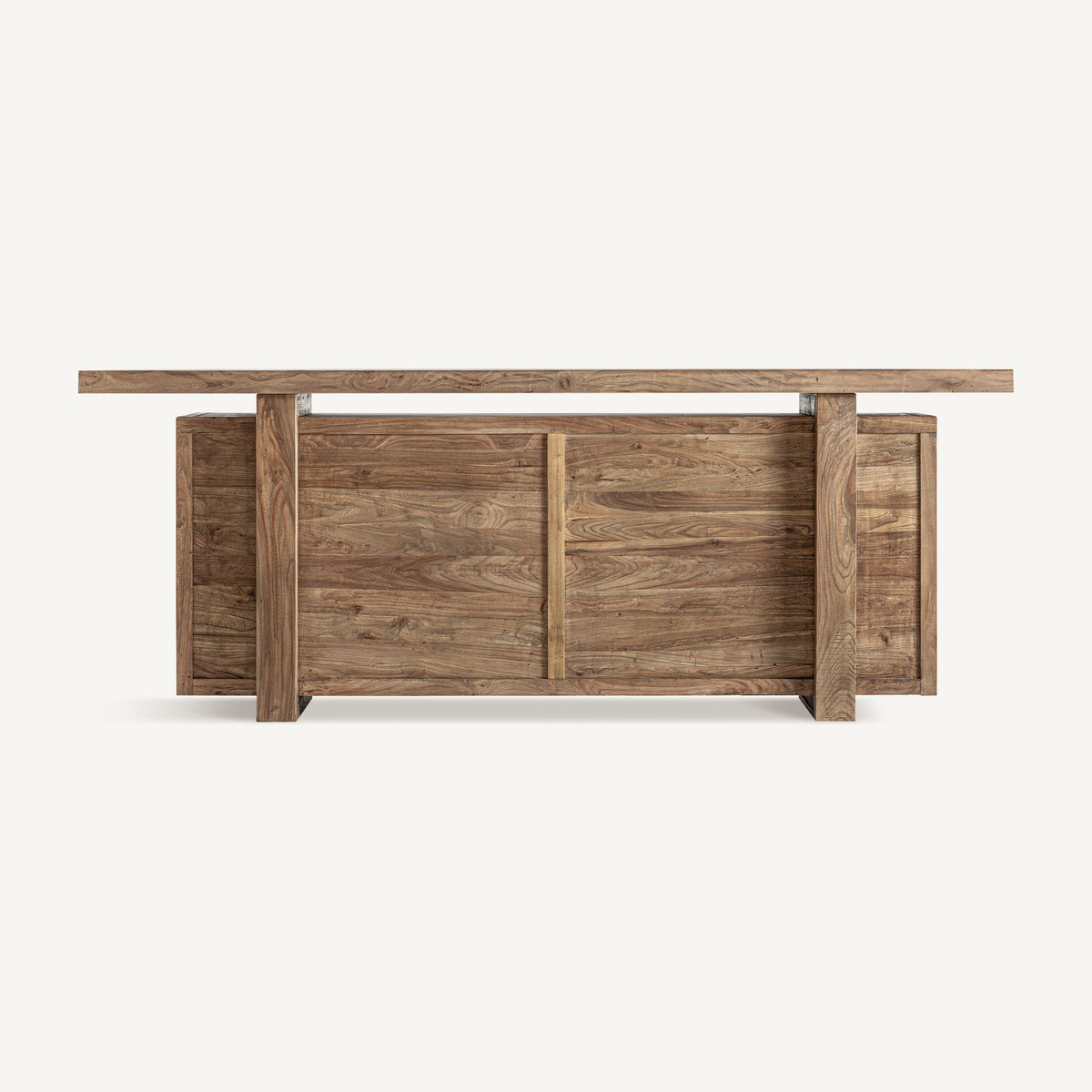 Barra de bar de madera de olmo Mercadal