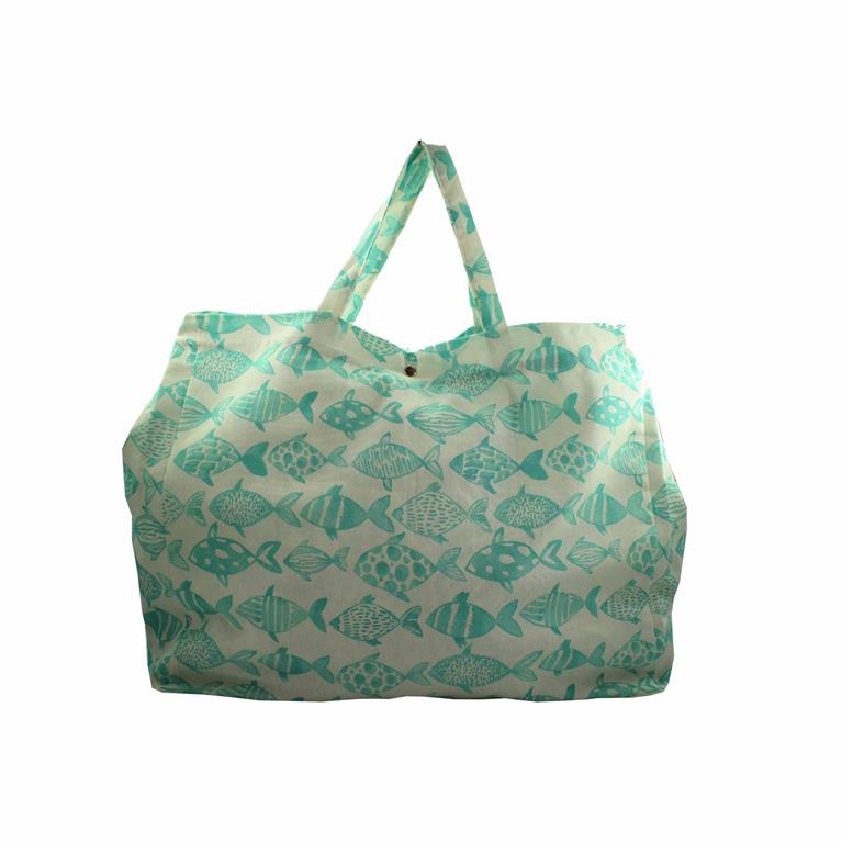 Bolso de Playa XXL Peces - pino_y_jacaranda