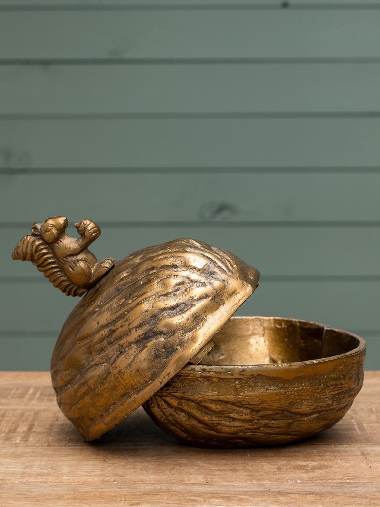 Caja de Decoración Nuez y Ardilla - #pino_y_jacaranda#
