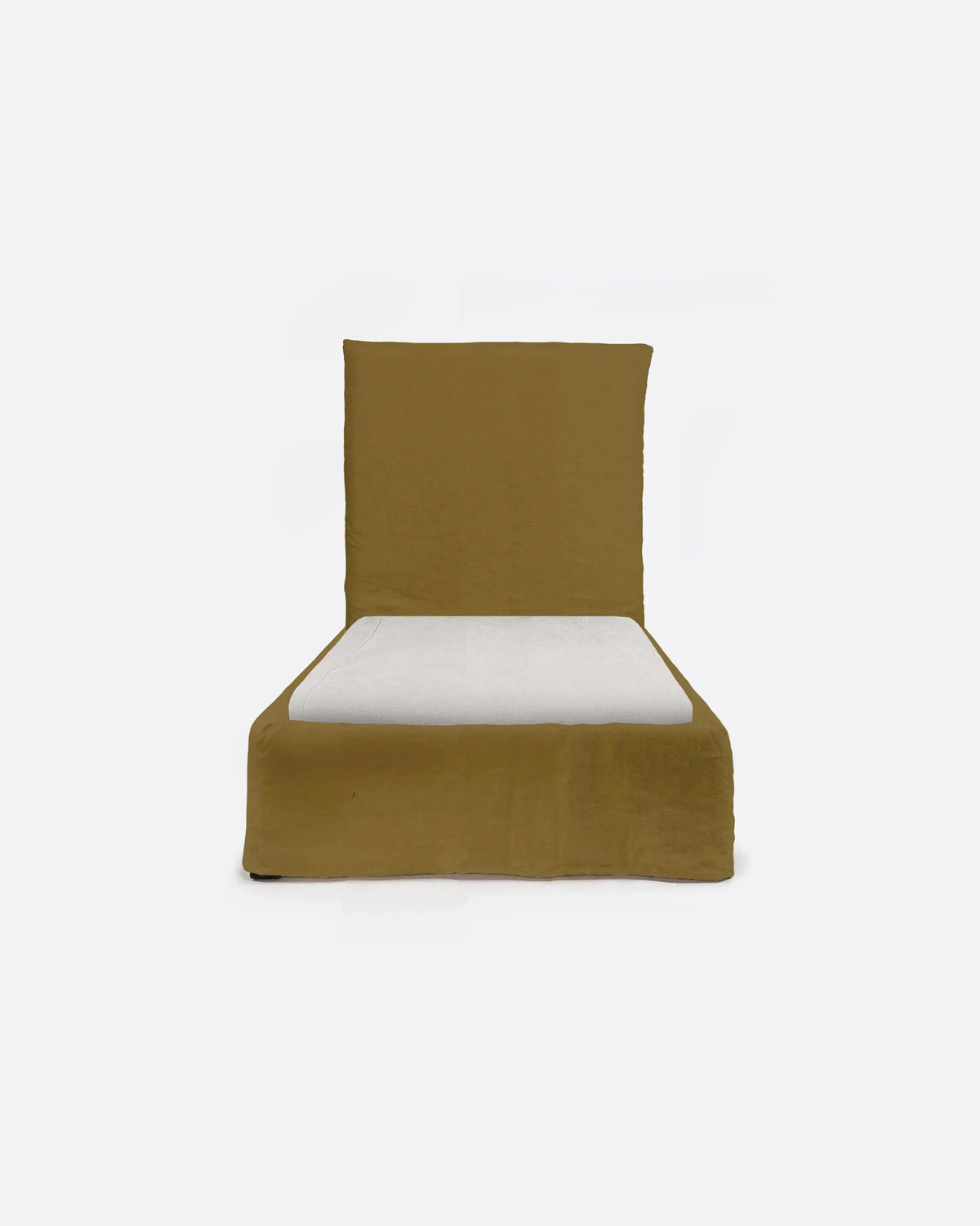 Cama con funda de lino Beethoven