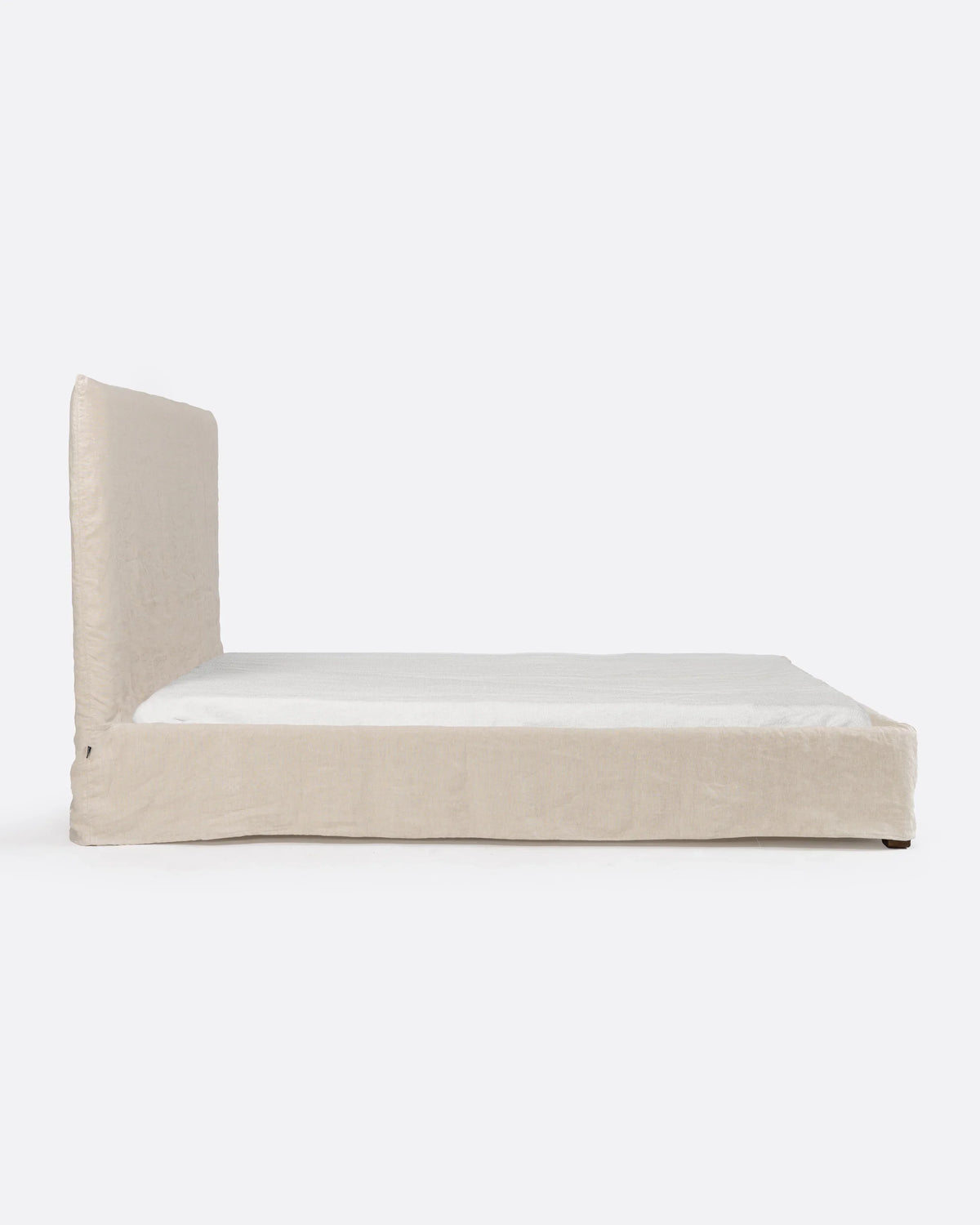 Cama con funda de lino Beethoven