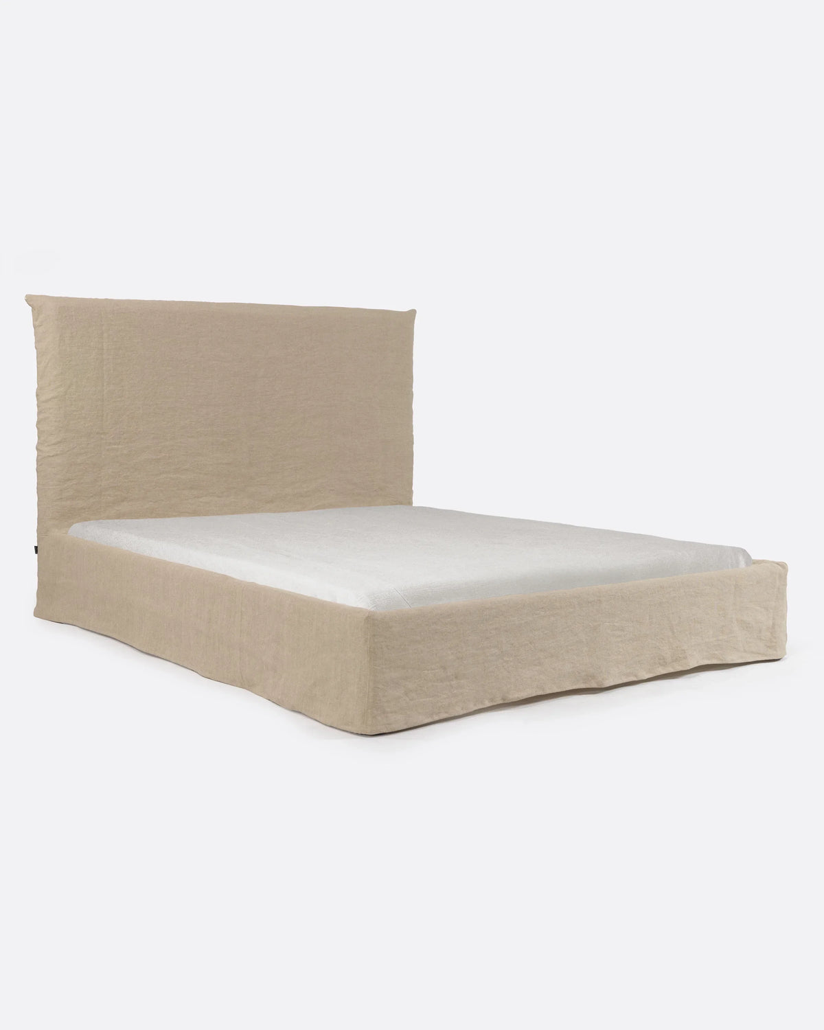 Cama con funda de lino Beethoven