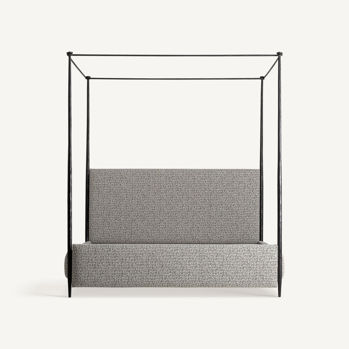 Cama de hierro con dosel Varques